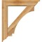 Ekena Millwork Imperial Traditional Rough Sawn Bracket w/ Offset Brace, Western Red Cedar, 8"W x 40"D x 44"H BKT0806X40X44IMP01RWR - alternate 2